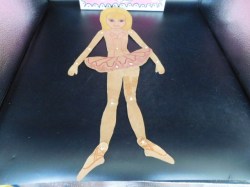 cardboard doll